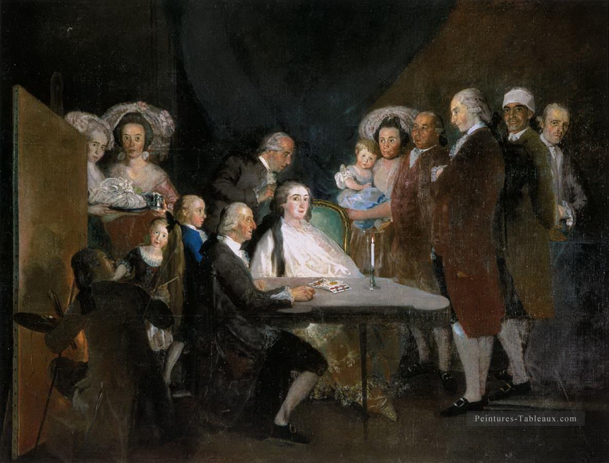 La famille de l’Infante Don Luis Francisco de Goya Peintures à l'huile